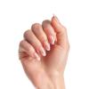 imageWICKED X imPRESS Press On Nails New Improved Adhesive Up To 10 Day Hold Beautifical White Medium Oval Includes 30 Fake Nails 1 Prep Pad 1 Manicure Stick 1 Mini FilePerfectly Pink