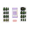 imageWICKED X imPRESS Press On Nails New Improved Adhesive Up To 10 Day Hold Beautifical White Medium Oval Includes 30 Fake Nails 1 Prep Pad 1 Manicure Stick 1 Mini FileElphaba Thropp