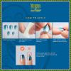 imageWICKED X imPRESS Press On Nails New Improved Adhesive Up To 10 Day Hold Beautifical White Medium Oval Includes 30 Fake Nails 1 Prep Pad 1 Manicure Stick 1 Mini FileElphaba Thropp