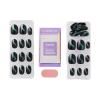 imageWICKED X imPRESS Press On Nails New Improved Adhesive Up To 10 Day Hold Beautifical White Medium Oval Includes 30 Fake Nails 1 Prep Pad 1 Manicure Stick 1 Mini FileLand of OZ