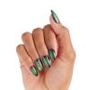 imageWICKED X imPRESS Press On Nails New Improved Adhesive Up To 10 Day Hold Beautifical White Medium Oval Includes 30 Fake Nails 1 Prep Pad 1 Manicure Stick 1 Mini FileElphaba Thropp