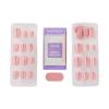 imageWICKED X imPRESS Press On Nails New Improved Adhesive Up To 10 Day Hold The Green Elixir Green Short Oval Includes 30 Fake Nails 1 Prep Pad 1 Manicure Stick 1 Mini FileFloating Over OZ