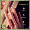 imageWICKED X imPRESS Press On Nails New Improved Adhesive Up To 10 Day Hold The Green Elixir Green Short Oval Includes 30 Fake Nails 1 Prep Pad 1 Manicure Stick 1 Mini FileGoodness Of My Heart