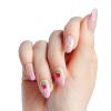 imageWICKED X imPRESS Press On Nails New Improved Adhesive Up To 10 Day Hold Unlikely Friendship Pink Medium Almond Includes 30 Fake Nails 1 Prep Pad 1 Manicure Stick 1 Mini FileTulip Harvest