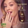imageWICKED X imPRESS Press On Nails New Improved Adhesive Up To 10 Day Hold Unlikely Friendship Pink Medium Almond Includes 30 Fake Nails 1 Prep Pad 1 Manicure Stick 1 Mini FileUnlikely Friendship