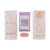 imageWICKED X imPRESS Press On Nails New Improved Adhesive Up To 10 Day Hold Unlikely Friendship Pink Medium Almond Includes 30 Fake Nails 1 Prep Pad 1 Manicure Stick 1 Mini FileRainbow of Blooms