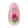 imageWICKED X imPRESS Press On Nails New Improved Adhesive Up To 10 Day Hold Unlikely Friendship Pink Medium Almond Includes 30 Fake Nails 1 Prep Pad 1 Manicure Stick 1 Mini FileTulip Harvest