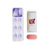 imageimPRESS Color Ombre Press On Nails Beat The Heat Pink Short Oval PureFit Technology Patented Super Hold Adhesive Chip Proof Smudge Proof Mini Nail File Manicure Stick ampamp 30 Fake NailsFriendzone