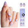 imageimPRESS Color Ombre Press On Nails Beat The Heat Pink Short Oval PureFit Technology Patented Super Hold Adhesive Chip Proof Smudge Proof Mini Nail File Manicure Stick ampamp 30 Fake NailsFriendzone