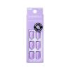 imageimPRESS Color Press On Nails Over You Solid Burgundy Short Oval PureFit Technology Patented Super Hold Adhesive Chip Proof Smudge Proof Mini Nail File Manicure Stick ampamp 30 Fake NailsPurple