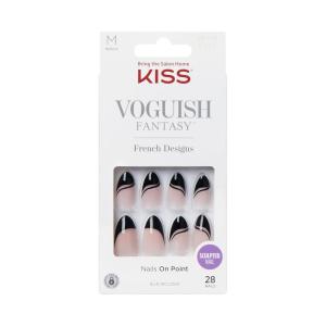 imageKISS Voguish Fantasy Press On Glue Nails  Luminary Pink Short Oval  Waterproof Smudge Proof Nail Kit Contains 28 Fake Nails Pink Gel Nail Glue 2g Mini Nail File ampamp Manicure StickMagnifique