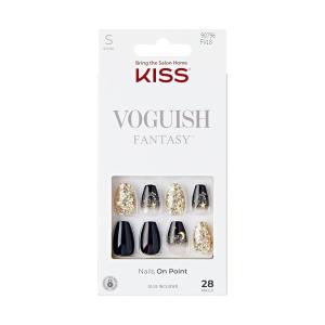 imageKISS Voguish Fantasy Press On Glue Nails  Luminary Pink Short Oval  Waterproof Smudge Proof Nail Kit Contains 28 Fake Nails Pink Gel Nail Glue 2g Mini Nail File ampamp Manicure StickHush Rush