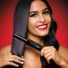 imageKISS Cordless Flat Iron Rouge Portable Hair Straightener  Tourmaline Ceramic Plates 350F  420F 50Minute USB Rechargeable LithiumIon Battery Auto Shutoff Dual Voltage 08 lbs