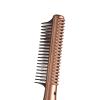 imageKISS Dry and Style Heat Brush Wet to Dry Detangling and Volumizing Hot Comb Tourmaline Ceramic Bristles 2 Temperature Settings Ultra Lightweight Handle 360 Swivel Power Cord