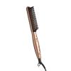 imageKISS Dry and Style Heat Brush Wet to Dry Detangling and Volumizing Hot Comb Tourmaline Ceramic Bristles 2 Temperature Settings Ultra Lightweight Handle 360 Swivel Power Cord