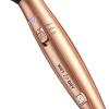 imageKISS Dry and Style Heat Brush Wet to Dry Detangling and Volumizing Hot Comb Tourmaline Ceramic Bristles 2 Temperature Settings Ultra Lightweight Handle 360 Swivel Power Cord