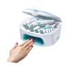 imageKISS Professional Electric Nail DrillElectric Nail File ampamp Nail Dryer System Includes 12 attachments cuticle pusher AC adapter storage caseWhite