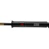 imageKISS Professional Pressing Comb with Polished Gold Smoothing Comb Safety Stand Digital LED Temperature Display ampamp Tangle Free 360 Swivel Cord