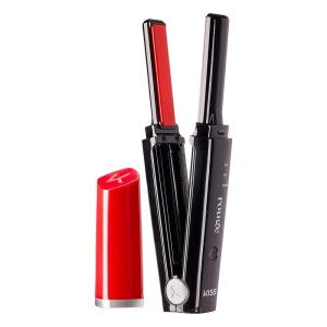 imageKISS Cordless Flat Iron Rouge Portable Hair Straightener  Tourmaline Ceramic Plates 350F  420F 50Minute USB Rechargeable LithiumIon Battery Auto Shutoff Dual Voltage 08 lbs