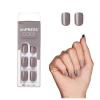 imageKISS imPRESS Color PressOn Manicure Gel Nail Kit PureFit Technology Short Length Taupe Prize PolishFree Solid Color Mani Includes Prep Pad Mini File Cuticle Stick and 30 Fake Nails1 Count Pack of 1