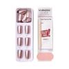 imageKISS imPRESS No Glue Mani Press On Nails Color Champagne Pink Pink Short Size Squoval Shape Includes 30 Nails Prep Pad Instructions Sheet 1 Manicure Stick 1 Mini File