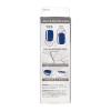 imageKISS imPRESS No Glue Mani Press On Nails Color Never Too Navy Blue Short Size Squoval Shape Includes 30 Nails Prep Pad Instructions Sheet 1 Manicure Stick 1 Mini FileNever Too Navy