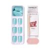 imageKISS imPRESS No Glue Mani Press On Nails Color Never Too Navy Blue Short Size Squoval Shape Includes 30 Nails Prep Pad Instructions Sheet 1 Manicure Stick 1 Mini FileMint to Be