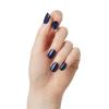 imageKISS imPRESS No Glue Mani Press On Nails Color Never Too Navy Blue Short Size Squoval Shape Includes 30 Nails Prep Pad Instructions Sheet 1 Manicure Stick 1 Mini FileNever Too Navy