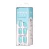 imageKISS imPRESS No Glue Mani Press On Nails Color Never Too Navy Blue Short Size Squoval Shape Includes 30 Nails Prep Pad Instructions Sheet 1 Manicure Stick 1 Mini FileMint to Be