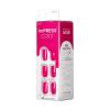 imageKISS imPRESS No Glue Mani Press On Nails Color Sandbox Pink Short Size Squoval Shape Includes 30 Nails Prep Pad Instructions Sheet 1 Manicure Stick 1 Mini FileOrchid