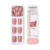 imageKISS imPRESS No Glue Mani Press On Nails Color Sandbox Pink Short Size Squoval Shape Includes 30 Nails Prep Pad Instructions Sheet 1 Manicure Stick 1 Mini File33 Piece Set