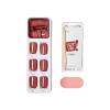 imageKISS imPRESS No Glue Mani Press On Nails Color Sandbox Pink Short Size Squoval Shape Includes 30 Nails Prep Pad Instructions Sheet 1 Manicure Stick 1 Mini FileShort