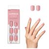 imageKISS imPRESS No Glue Mani Press On Nails Color Sandbox Pink Short Size Squoval Shape Includes 30 Nails Prep Pad Instructions Sheet 1 Manicure Stick 1 Mini FileShort
