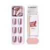 imageKISS imPRESS No Glue Mani Press On Nails Color Sandbox Pink Short Size Squoval Shape Includes 30 Nails Prep Pad Instructions Sheet 1 Manicure Stick 1 Mini FileShort