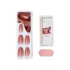 imageKISS imPRESS No Glue Mani PressOn Nails Color Serenity Medium Pink Medium Size Almond Shape Includes 30 Nails Prep Pad Instructions Sheet 1 Manicure Stick 1 Mini FileFlare