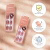 imageKISS imPRESS No Glue Mani PressOn Nails Color Serenity Medium Pink Medium Size Almond Shape Includes 30 Nails Prep Pad Instructions Sheet 1 Manicure Stick 1 Mini FileSerenity
