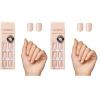 imageKISS imPRESS No Glue Mani Press On Nails Color Sandbox Pink Short Size Squoval Shape Includes 30 Nails Prep Pad Instructions Sheet 1 Manicure Stick 1 Mini File1 Count Pack of 2