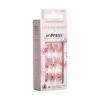 imageKISS LoveShackFancy x imPRESS PressOn Manicure Limited Edition Style quotSunkissed Peachquot Short Square Pink PressOn Nails Includes Prep Pad Mini Nail File Cuticle Stick ampamp 30 Fake NailsPink