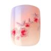 imageKISS LoveShackFancy x imPRESS PressOn Manicure Limited Edition Style quotSunkissed Peachquot Short Square Pink PressOn Nails Includes Prep Pad Mini Nail File Cuticle Stick ampamp 30 Fake NailsPink