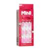imageKISS imPRESS No Glue Mani Press On Nails Mini PressOn Manicure for Kids Super Duper Pink Kids Size Squoval Shape Includes 20 Fake Nails with Removable Application Tabs 1 Mini File