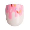 imageKISS imPRESS No Glue Mani Press On Nails Mini PressOn Manicure for Kids Super Duper Pink Kids Size Squoval Shape Includes 20 Fake Nails with Removable Application Tabs 1 Mini File