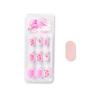 imageKISS imPRESS No Glue Mani Press On Nails Mini PressOn Manicure for Kids Super Duper Pink Kids Size Squoval Shape Includes 20 Fake Nails with Removable Application Tabs 1 Mini File