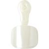 imageKISS imPRESS No Glue Pedi PressOn Toenails White Nails with Pearl Squoval Shape Includes 24 Nails Prep Pad 1 Manicure Stick 1 Mini File