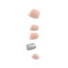 imageKISS imPRESS PressOn Manicure Nail Kit PureFit Technology Short PressOn Nails Time Slip Includes Prep Pad Mini Nail File Cuticle Stick and 30 Fake NailsPink and Silver