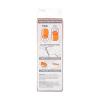 imageimPRESS Color Press On Nails Sweet Mango Solid Orange Short Squoval PureFit Technology Patented Super Hold Adhesive Chip Proof Smudge Proof Mini Nail File Manicure Stick ampamp 30 Fake Nails