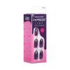imageimPRESS Color PressOn Nails Halloween No Glue Needed Black Medium Coffin 33 CtLittle Monster