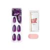 imageimPRESS Color PressOn Nails Halloween No Glue Needed Black Medium Coffin 33 CtLittle Monster