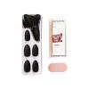 imageimPRESS Color PressOn Nails Halloween No Glue Needed Black Medium Coffin 33 CtTerroriffic