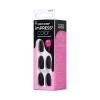 imageimPRESS Color PressOn Nails Halloween No Glue Needed Black Medium Coffin 33 CtTerroriffic
