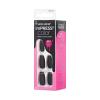 imageimPRESS Color PressOn Nails Halloween No Glue Needed Black Medium Coffin 33 CtThriller Night